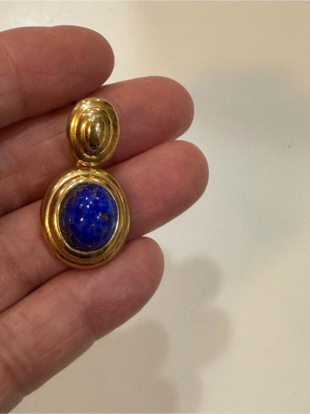 Vintage KJL Kenneth Jay Lane Cobalt Blue Resin Bead Necklace Unbranded Earrings - Picture 10 of 13